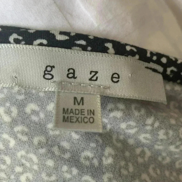 Gaze, animal print T, EUC, size, medium - Picture 4 of 4